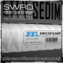 d d String Wound SWRO Cartridge Filter Indonesia  medium